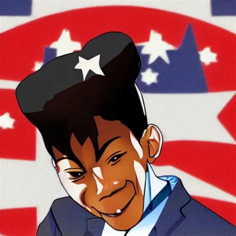 Barack Obama Anime Style Stable Diffusion Openart