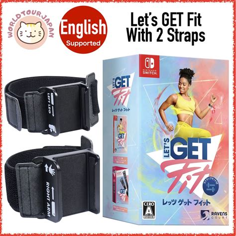 NINTENDO SWITCH Software Let S Get Fit With 2 Straps PLAION