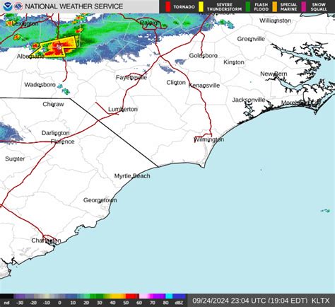 Weather Briefing for Southeast NC & Northeast SC