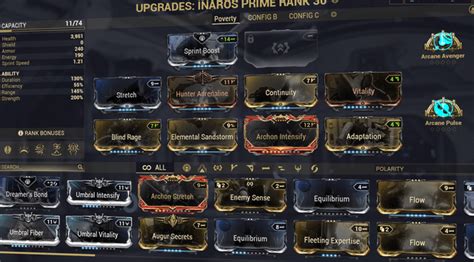 Syam and Inaros prime sp build help : r/Warframe