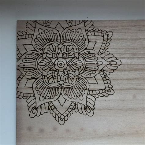 How To Make A Pyrography Mandala Wooden Board Hobbycraft