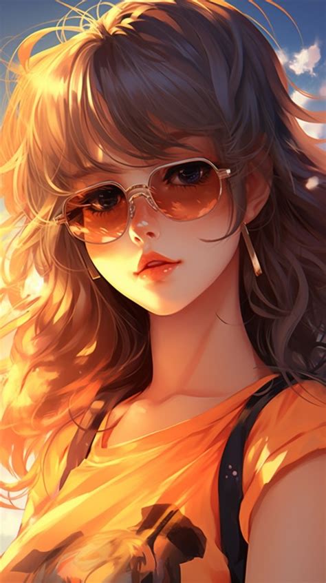 Sunglasses Anime Girl Aesthetic 29 Wallpaper Images And Photos