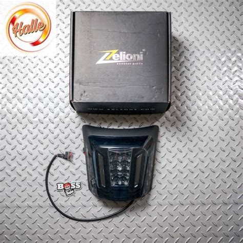 Promo Stoplamp Led Smoke Zelioni Dynamic Vespa Gt Series Gts Gtv Diskon