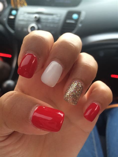 Red And White Nails The Perfect Combination For A Bold Look Addicfashion