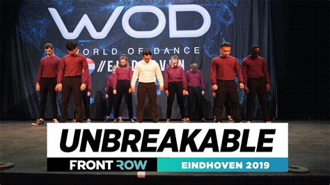 UNBREAKABLE FRONTROW Team Division World Of Dance Eindhoven 2019