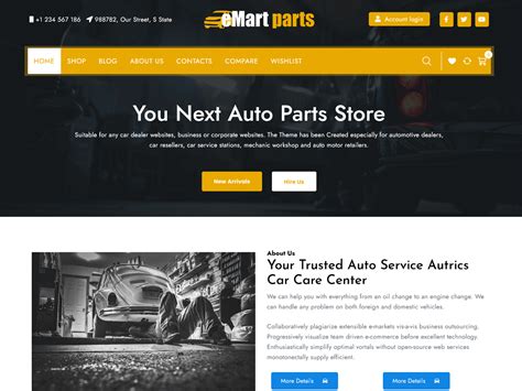 Auto Parts Store WordPress Theme WordPress Org