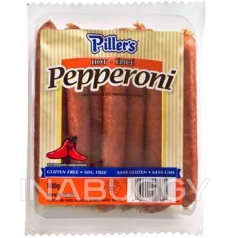 Pillers Mini Pepperoni Hot Gluten Free 500G Sobeys Urban FRESH Toronto GTA Grocery Delivery