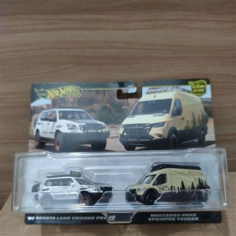 Hot Wheels 05 Toyota Land Cruiser Prado Mercedes Benz Sprinter Tourer HOTWHELS TWO PACK