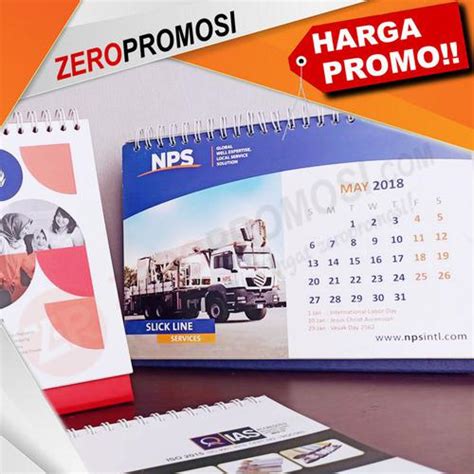 Jual Kalender Meja Duduk Custom