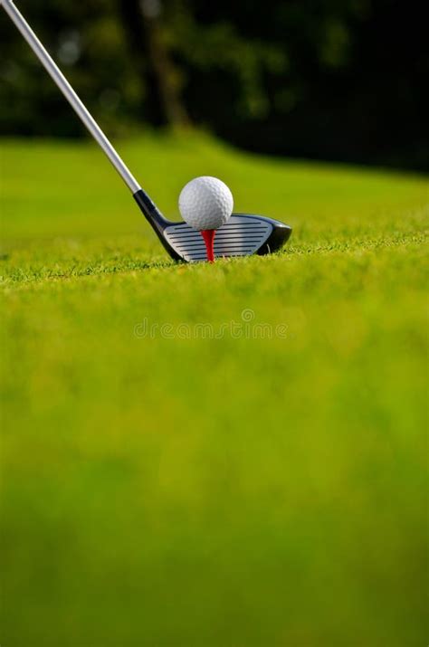 Tee Off at a Golf Course stock image. Image of golf - 164688669