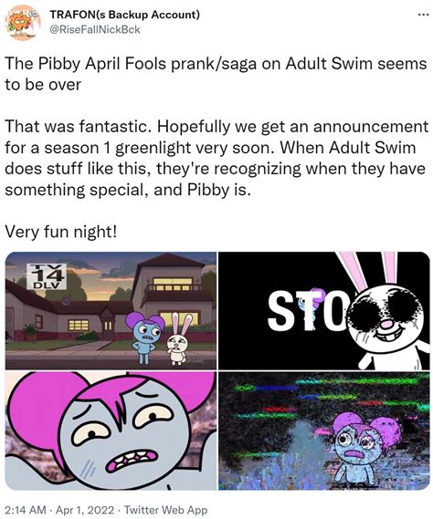 The Pibby April Fools Pranksaga On Adult Swim 2022 April Fools Day