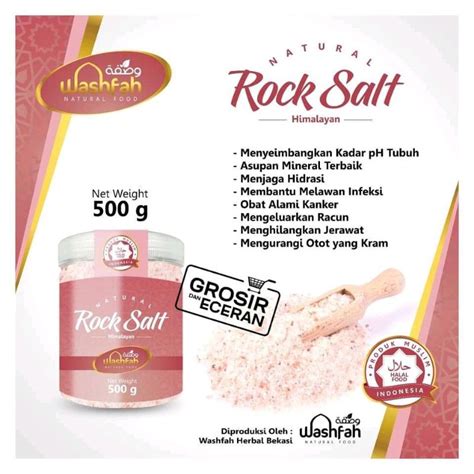 Jual Kemasan Cantik Rock Salt Himalaya Washfah Gr Pondok Herbal