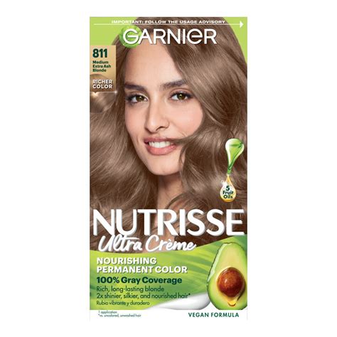 Garnier Nutrisse Nourishing Permanent Hair Color Medium Extra Ash Blonde Ct Kroger