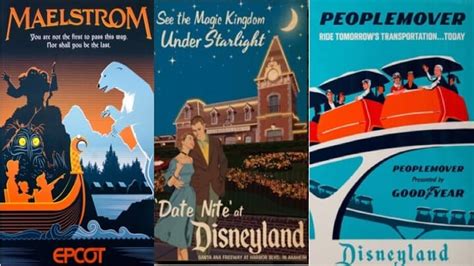 These Vintage Disney Attraction Posters Transform A House Into A Magic