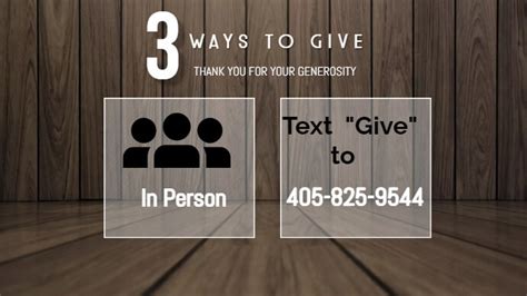 Copy Of Three Ways To Give Postermywall