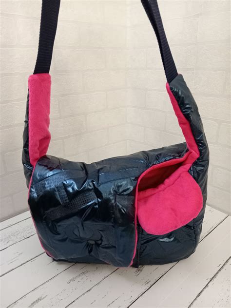 Сумка-переноска для собак до 3 кг, размер S(32х12х20), Синяя электра с ...