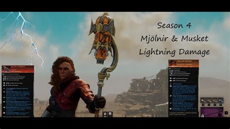 New World Season Mj Lnir Musket Overpowered Lightning Damage