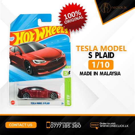 Hot Wheels Car Hw Ev Tesla Model S Plaid