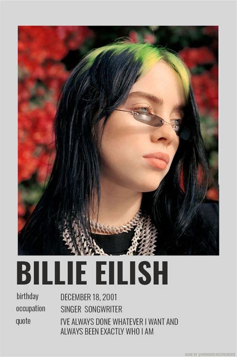 Billie Eilish Poster