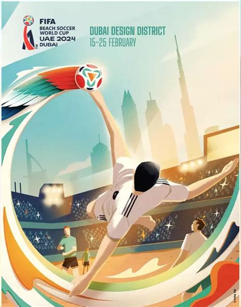 Official Poster Revealed For Fifa Beach Soccer World Cup Uae 2024 Dubai