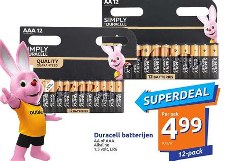 Duracell Batterijen Aa Of Aaa Aanbieding Bij Action Folders Nl