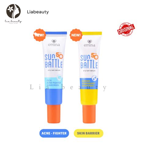 Jual Emina Max Airy Protection Duo Sun Battle Spf 50 Pa Barrier