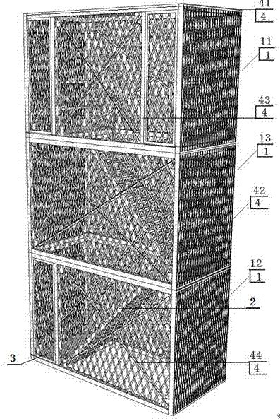 一种深基坑安全笼梯的制作方法