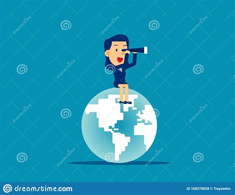 Search For Success Concept Business Success Vector Illustration Stock Vector Illustration Of