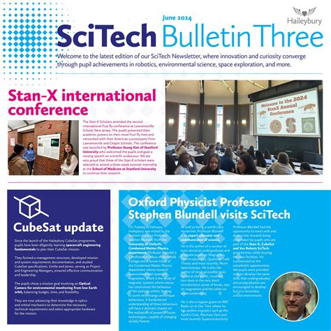 SciTech Bulletin Three by HaileyburyUK - Issuu 