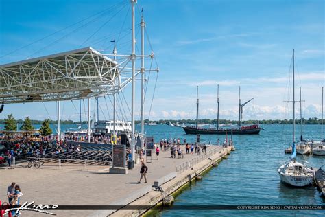 Waterfront Toronto Ontario Canada Boats Royal Stock Photo