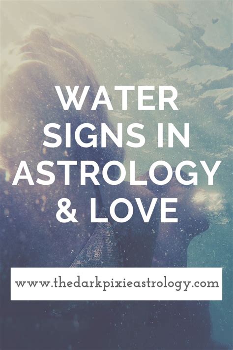 What Are The Water Signs In Astrology Drogiant