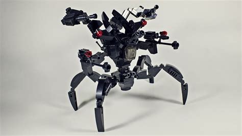 Улучшенный боевой робот из Лего - YouTube