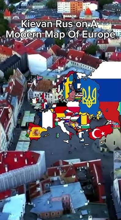 Kievan Rus On A Modern Map Of Europe Europe History Shorts Mapping