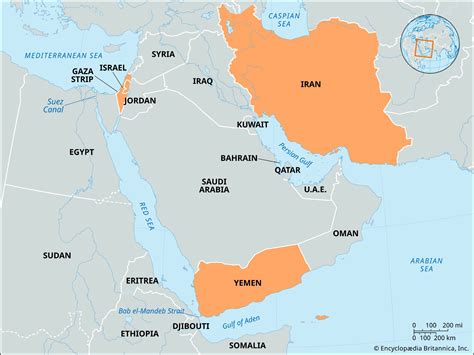 Yemeni Civil War Map Houthi Saudi Arabia And Israel Britannica