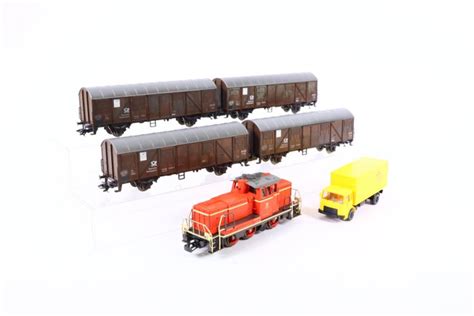 Märklin H0 Uit set 2890 Train set V60 with four wagons and