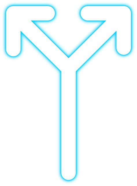 Glowing Neon Arrow Doodle Transparent Png 15241273 Png