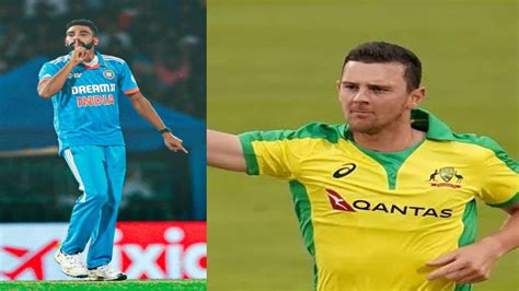 World Cup Ind Vs Aus Siraj Hazlewood