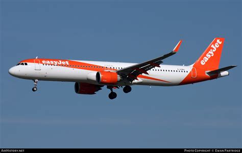 Aircraft Photo Of G Uzmj Airbus A Nx Easyjet Airhistory Net