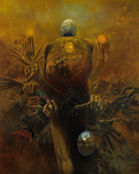 Zdzisław Beksiński Obraz Aa75 Bekspl