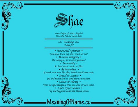 Shae Meaning Of Name