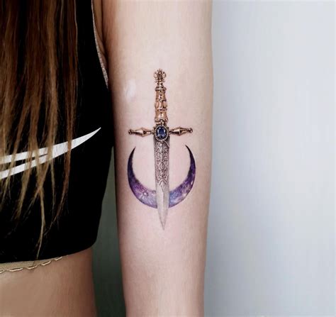 15 Dagger Tattoos That Will Set Your Heart Aflutter 100 Tattoos In