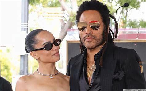 Lenny Kravitz Defends Daughter Zoe For Roasting Him At Hollywood Walk