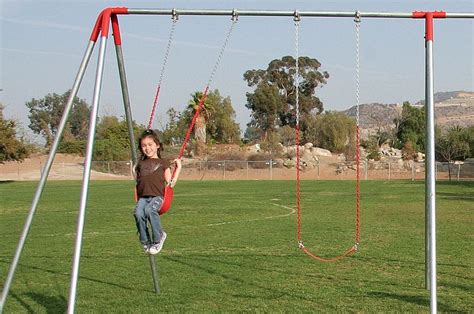 10 Ft. Steel Metal Commercial Grade Swing Sets, 2 Swing - ISM-102