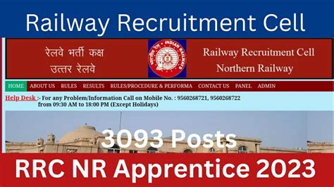 Rrc Northern Railway Apprentice Merit List Cut Off Out