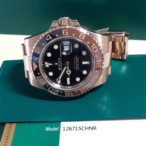 W Box And Papers Rolex Gmt Master Ii K Rose Gold Mm Watch