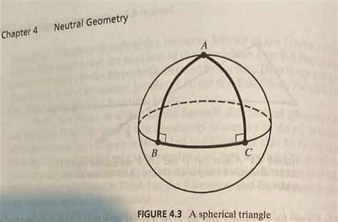 Solved 4.1.3 Let ABC be the spherical triangle shown in | Chegg.com