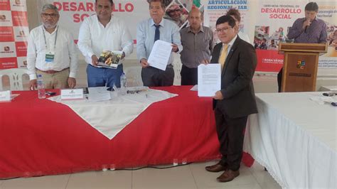 Municipalidad De Huaral Y Gobierno Regional Firman Pacto Regional