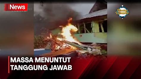 Protes Harimau Berkeliaran Warga Bakar Kantor Polisi Kehutanan INews