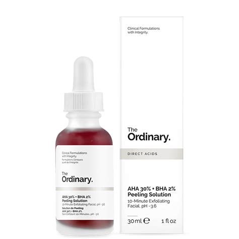 The Ordinary Aha 30 Bha 2 Peeling Solution 30ml Beauty Hub