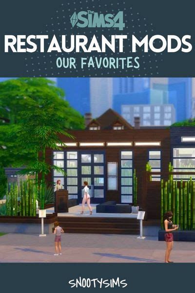 Sims 4 Restaurant Mods | Sims 4 restaurant, Best sims, Sims 4